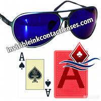 Perspective Infrared Sunglasses for Invisible Ink Marked Cards