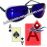 Perspective Infrared Sunglasses for Invisible Ink Marked Cards