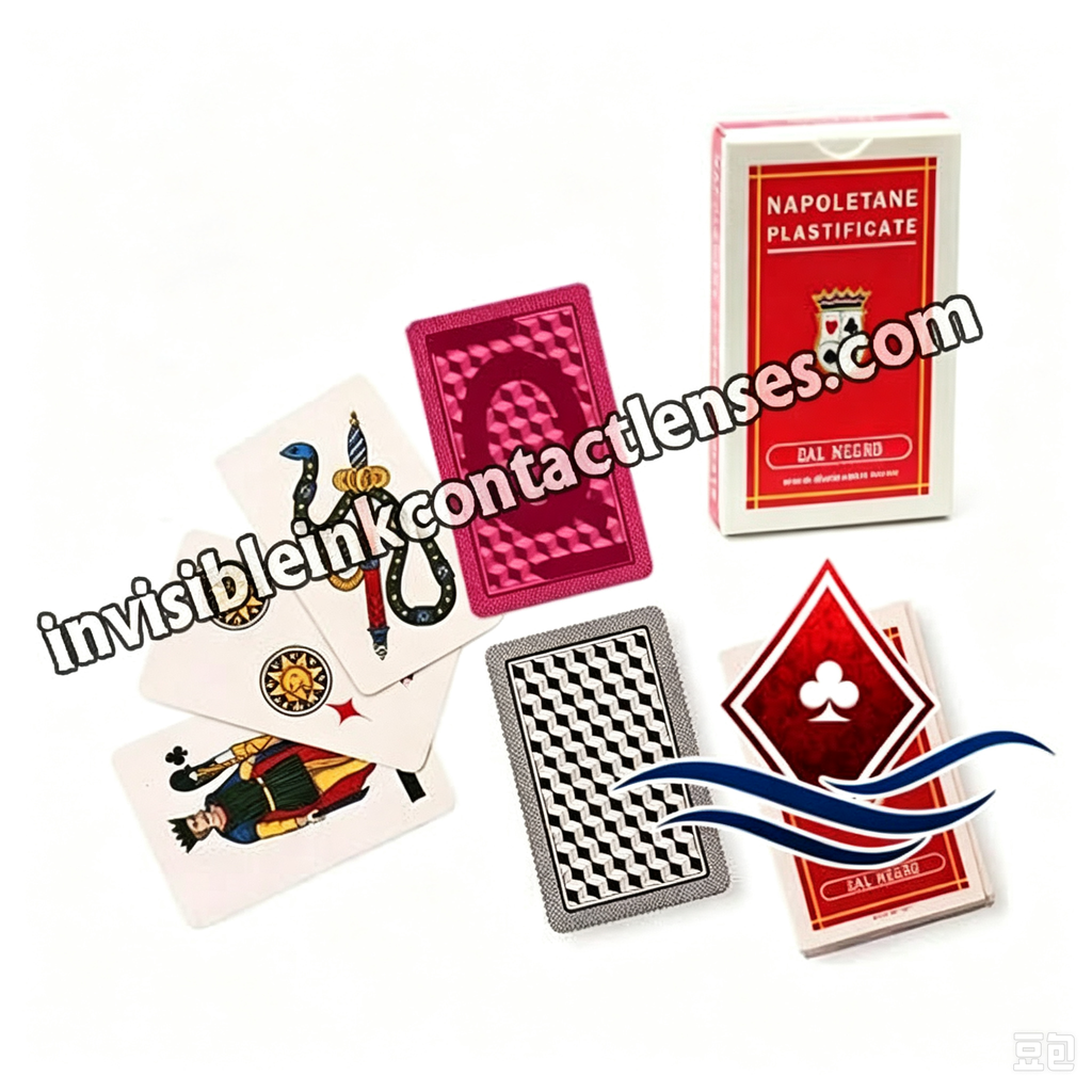 Tarjetas Marcadas Plastificado Napoletane Dal Negro