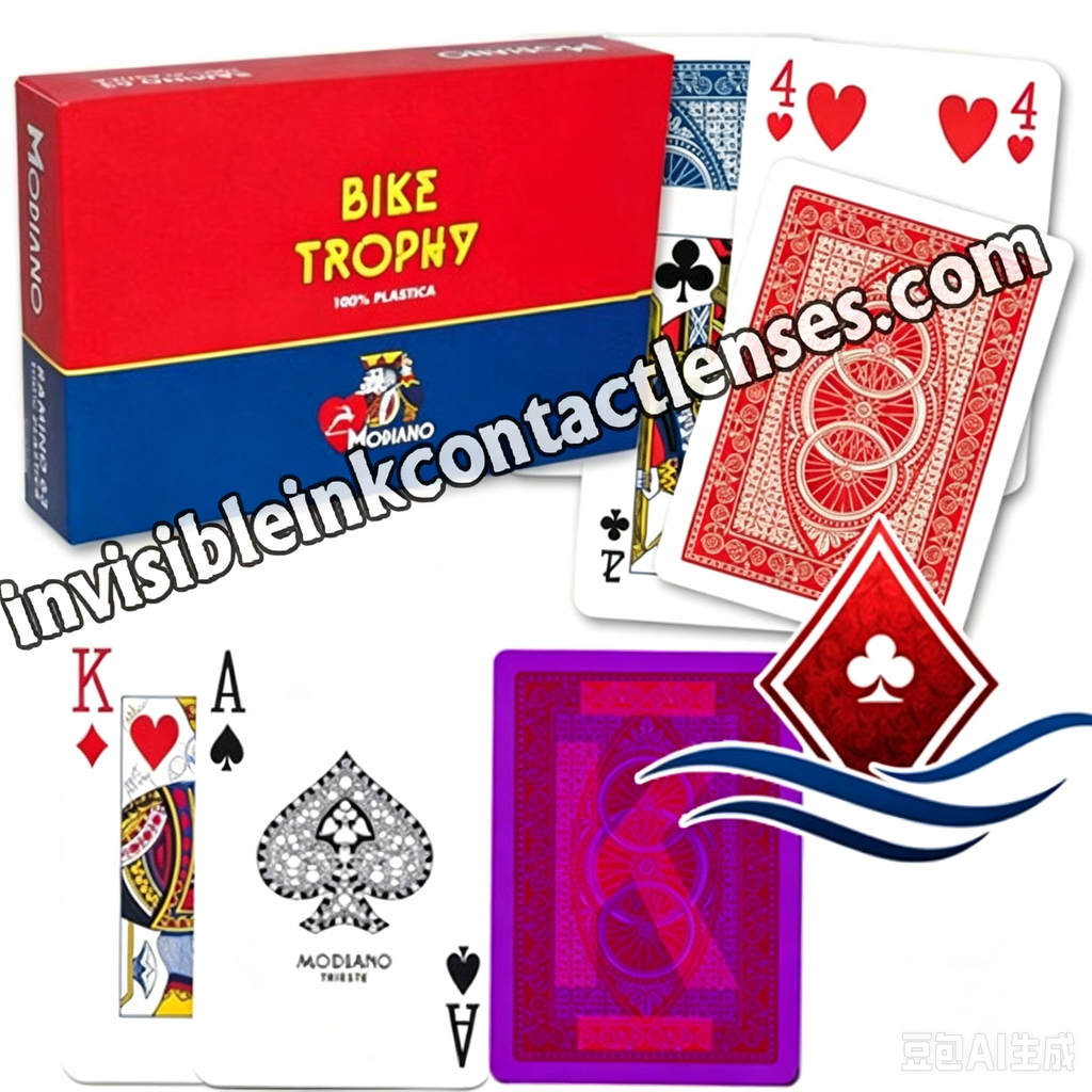 Modiano Bike Trophy 4PIP Marked Poker Cards