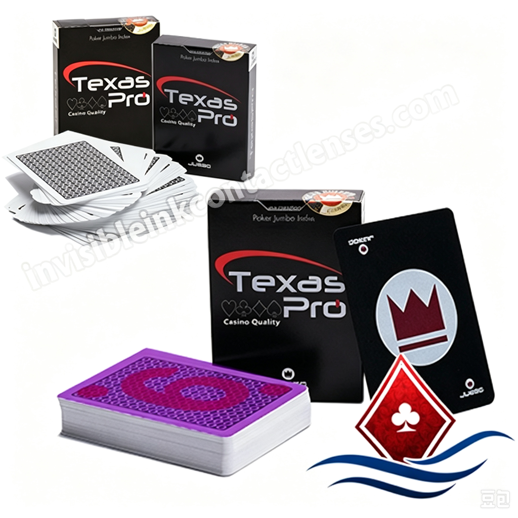 100% Plastic JUEGO Texas Pro Marked Playing Cards
