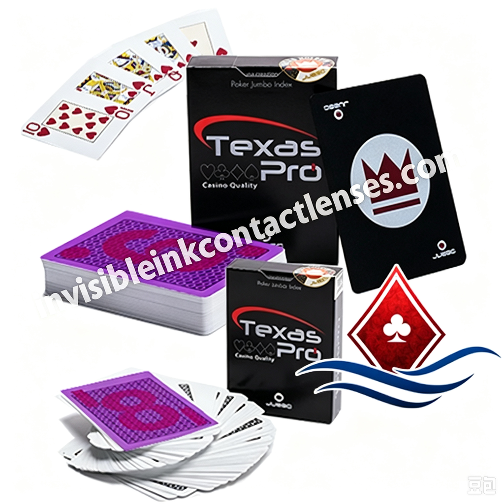 100% Plastic JUEGO Texas Pro Marked Playing Cards