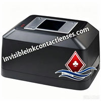 Cámara profesional de póquer con máquina barajada de cartas
