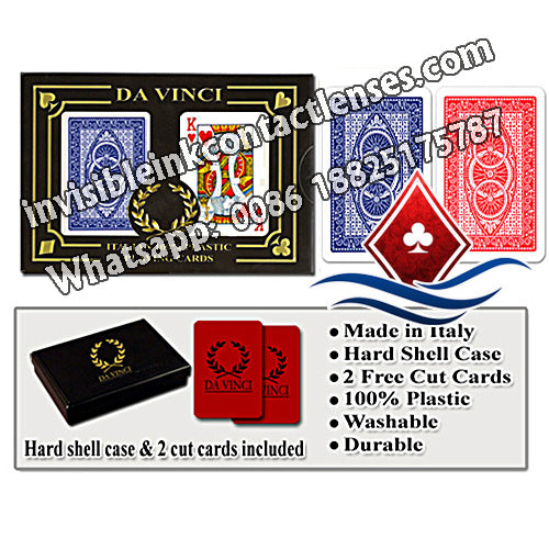 italy da vinci marked poker cards